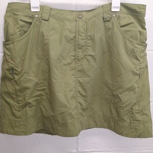 ASCEND‎ WOMENS SIZE 16 Green Golf Pickleball Skort Skirt LINED Pockets 38" Waist
